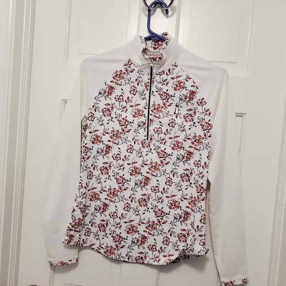 FAIRWAY & GREENE Wesley Pullover Floral Print/Style L12229 Sz. Small Activewear - Picture 9 of 10